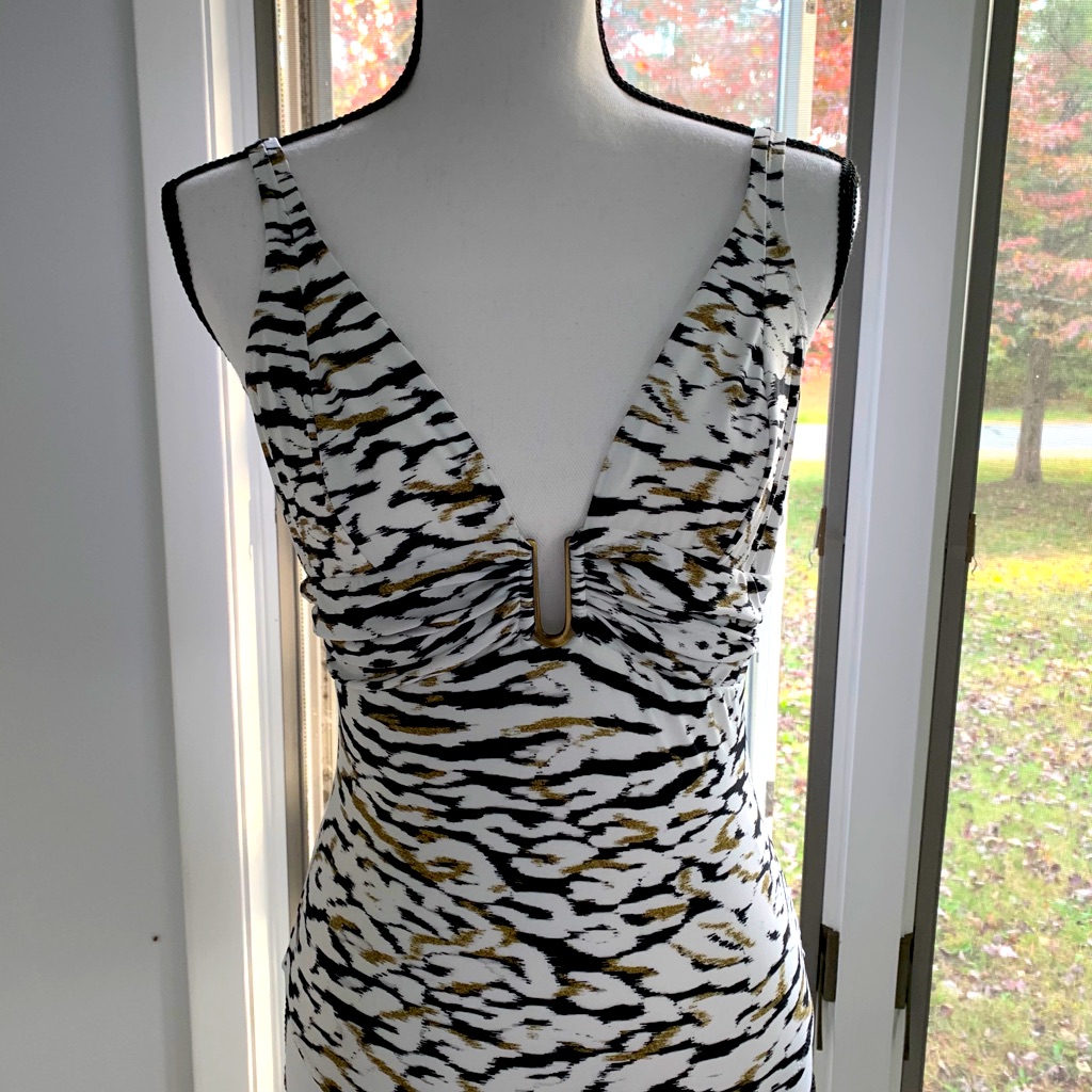 Roidal Swimwear Kenya Gold Kanda V Neck